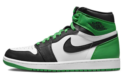 NIKEE AIR JORDAN 1 RETRO HIGH LUCKY GREEN SEMI UA