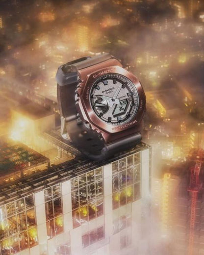 G-shock Gm 2100 Stainless Steel Rosegold Watch