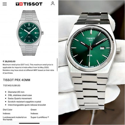 Tisso_t 1853 Prx Automatic Top Quality