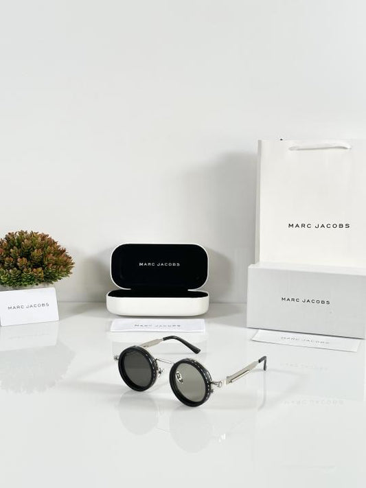 Marc Jacobs Premium Adjustable Lens Sunglass Silver Black