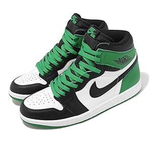 NIKEE AIR JORDAN 1 RETRO HIGH LUCKY GREEN SEMI UA