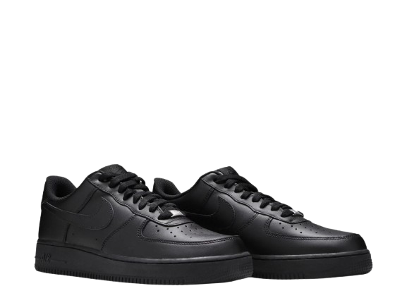 Nike AirForce 1 Low 07 Triple Black UA Quality With Dust Bag Hand Carry Bag