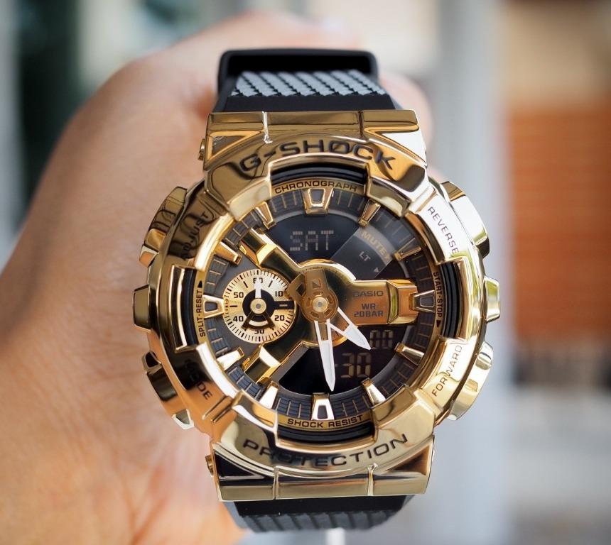 G-shock Stainless Steel Gold Round Watch