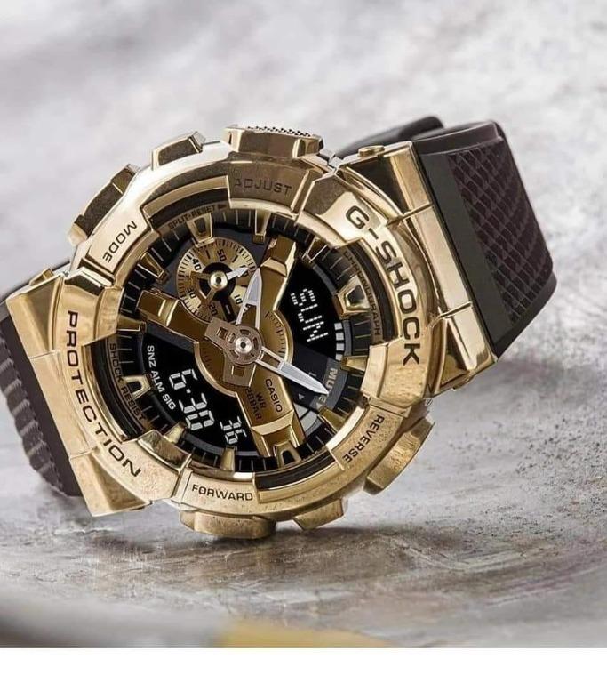 G-shock Stainless Steel Gold Round Watch