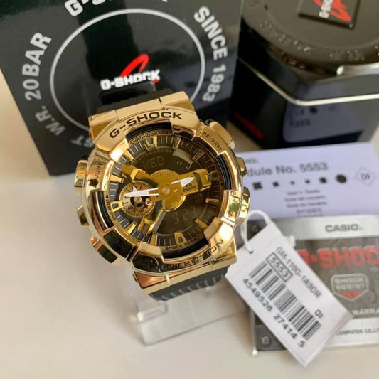 G-shock Stainless Steel Gold Round Watch